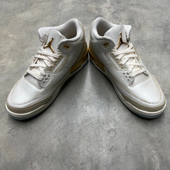 Nike Air Jordan 3 Wmn's Sail Pale Ivory Champagne and Oysters IB2255 100 - New - Picture 5 of 6